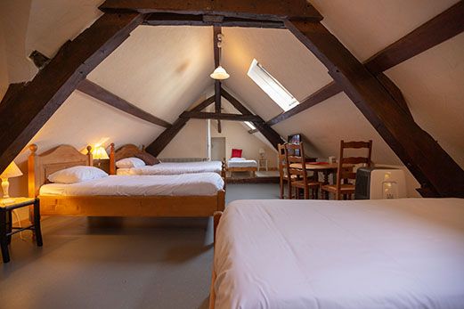 One of the family rooms at Hotel Republique in Dijon